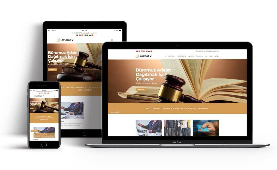 Avukat ve Hukuk Bürosu Websitesi | Kurumsal ve E-Randevu